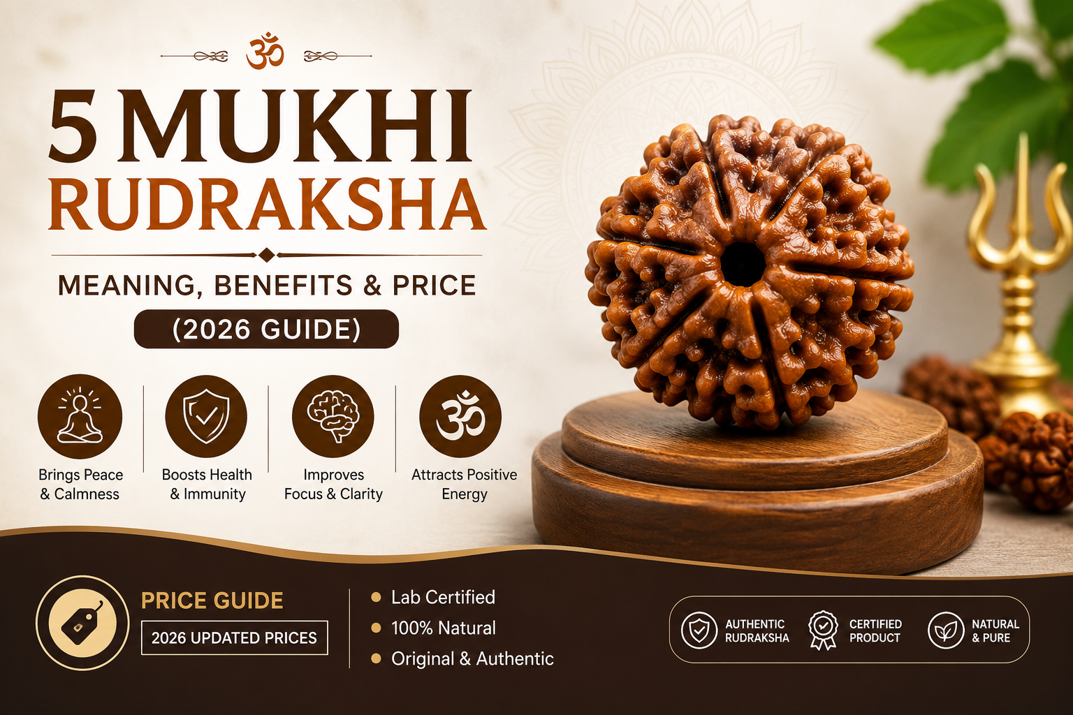 5 mukhi rudraksha